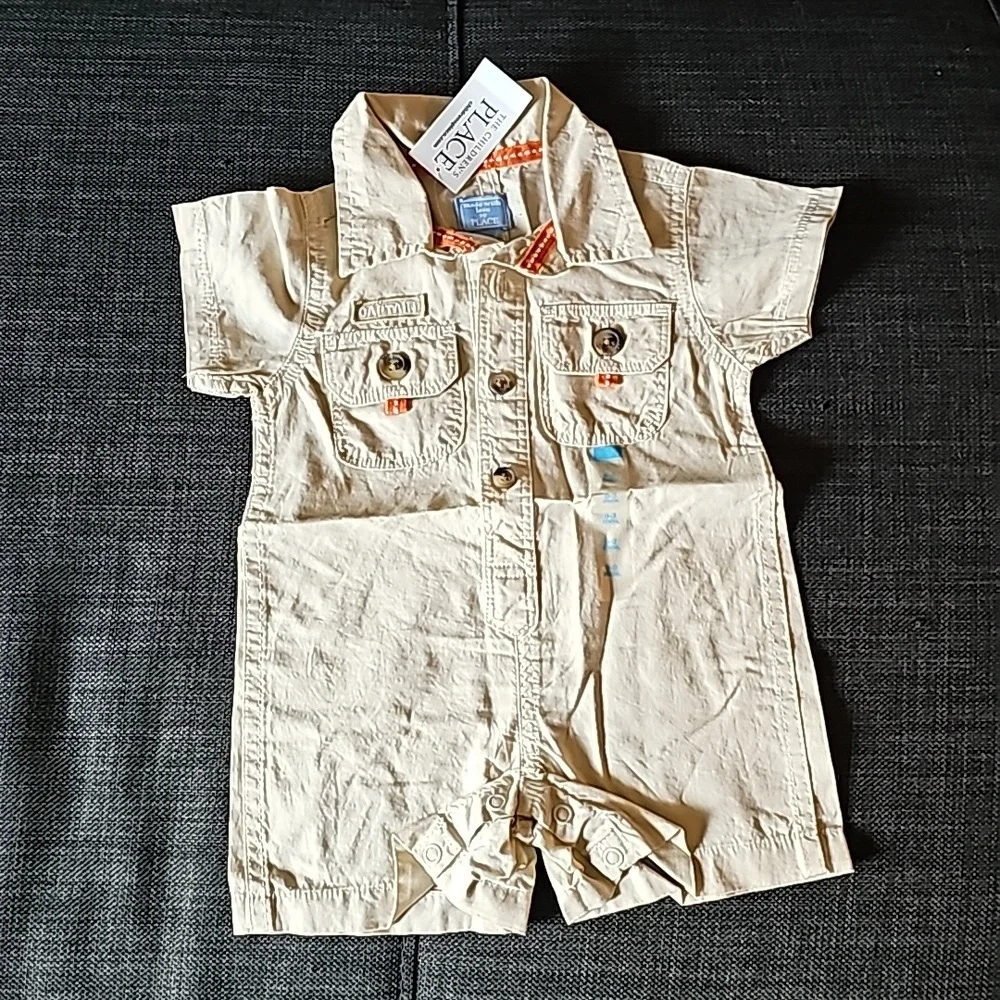 The Children's Place Captain Romper Size 0-3 MO